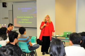 Jane Bluestein speaking
